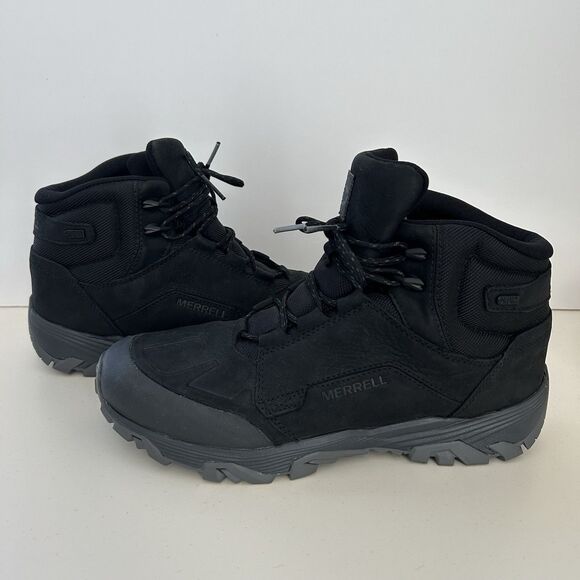 Merrell Coldpack Ice Mid Polar Winter Boots Black J91841 Mens 13 Arctic Grip WP - Picture 11 of 12